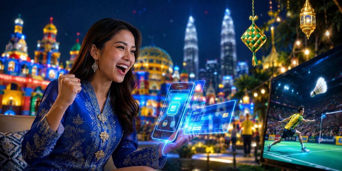 Pengguna wanita Malaysia menikmati platform hiburan 17e dalam persekitaran kasino moden